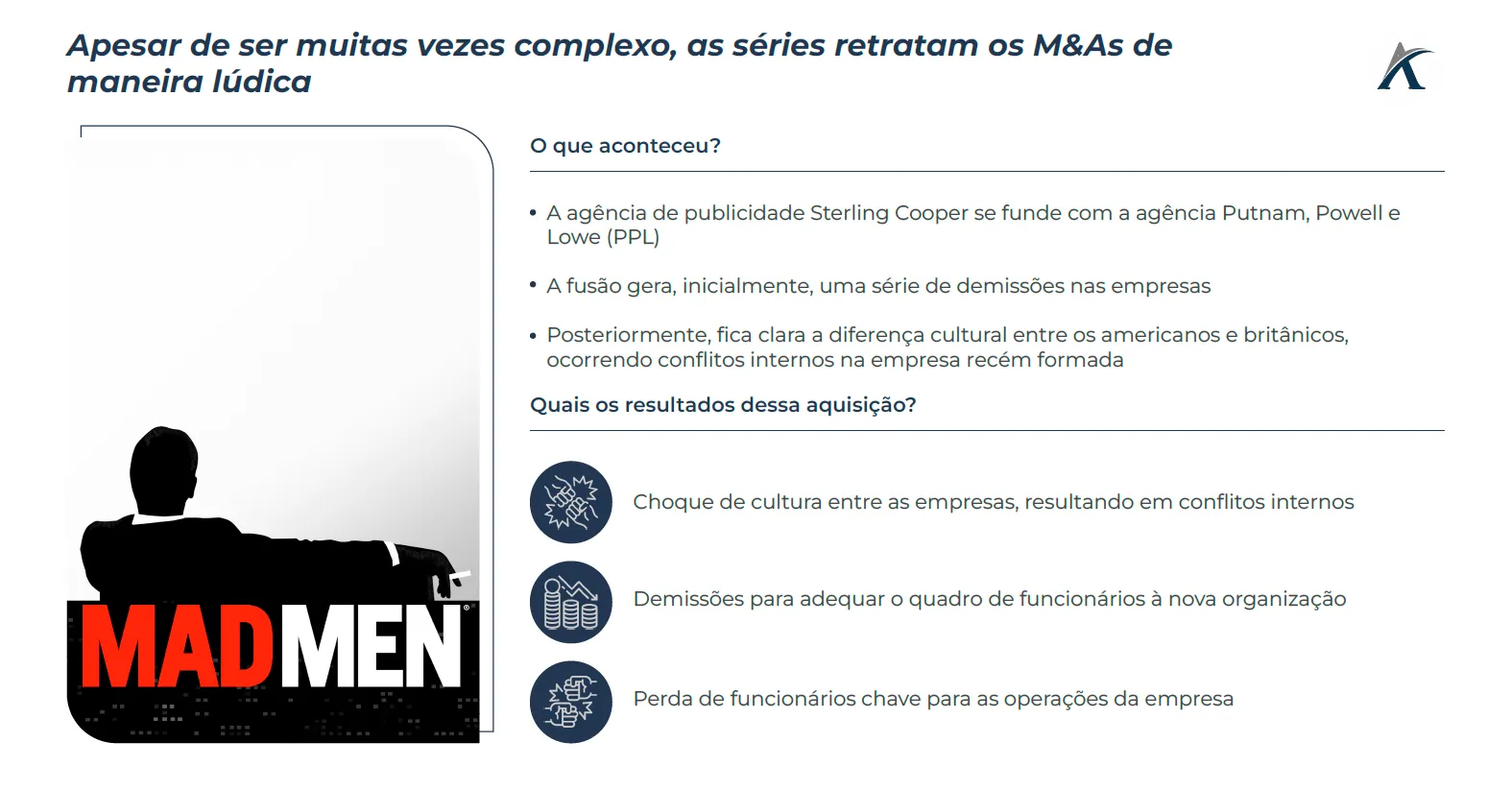 casos de ma em series e filmes 02 - Casos de M&A em séries e filmes
