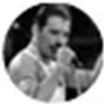 Foto de Freddie Mercury, do Queen