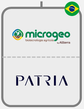 2023: Microgeo (alvo brasileiro) adquirida pela Patria