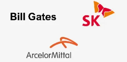 Principais investidores: Bill Gates, SK e ArcelorMittal