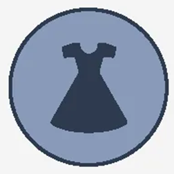 Ícone de vestido