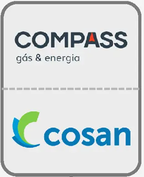 2019: Compass Gás & Energia (alvo) e Cosan (comprador/investidor)