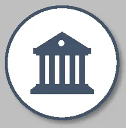 Ícone de prédio de banco