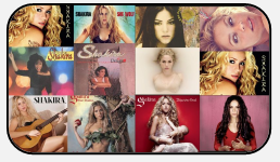 Capas de álbuns da Shakira