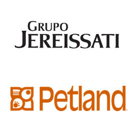 Logos do Grupo Jereissati e da Petland