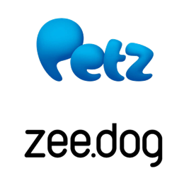 Logos da Petz e da Zee.Dog