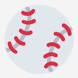 Ícone de bola de baseball