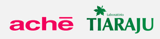 Logos da Aché e do Laboratório Tiaraju
