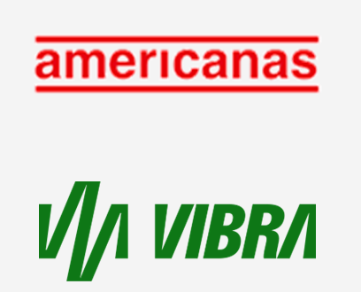Logos da Americanas e da Vibra