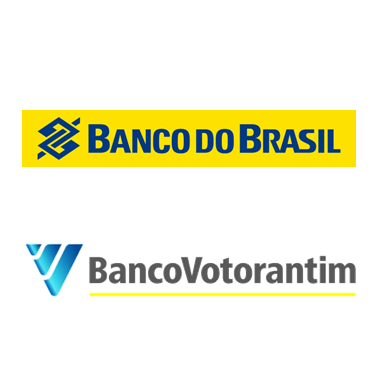 Logos do Banco do Brasil e do Banco Votorantim