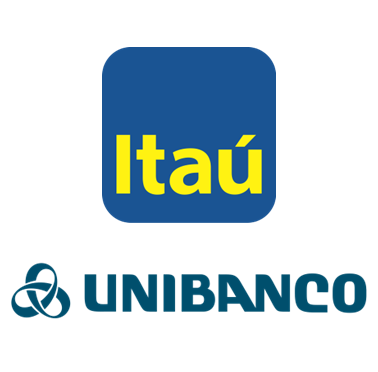 Logos do Itaú e do Unibanco
