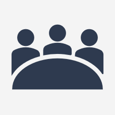 Ícone de pessoas em volta de uma mesa de reunião