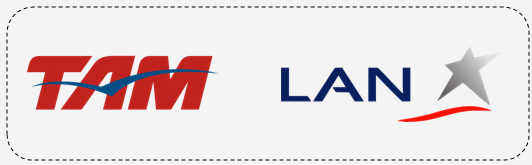 2012: TAM (compradora) e LAN (adquirida)