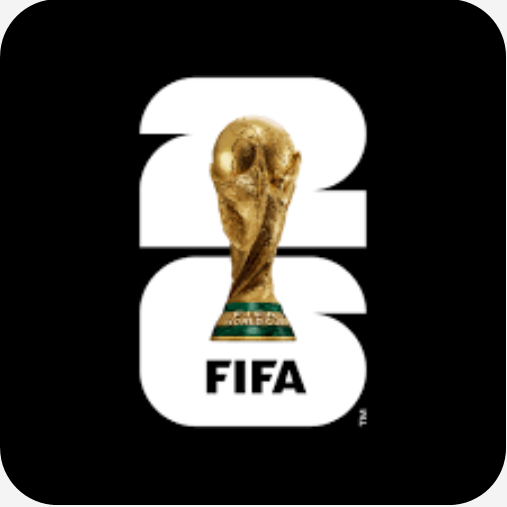 Logo oficial da Copa do Mundo FIFA 2026