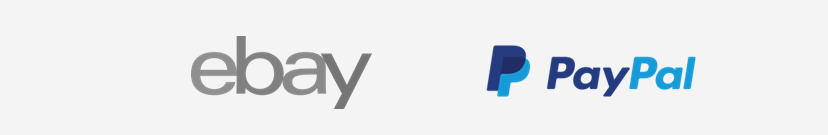 Logos do eBay e do PayPal